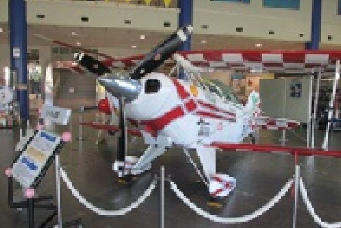 石川県立航空プラザ 1階 実機展示場の写真