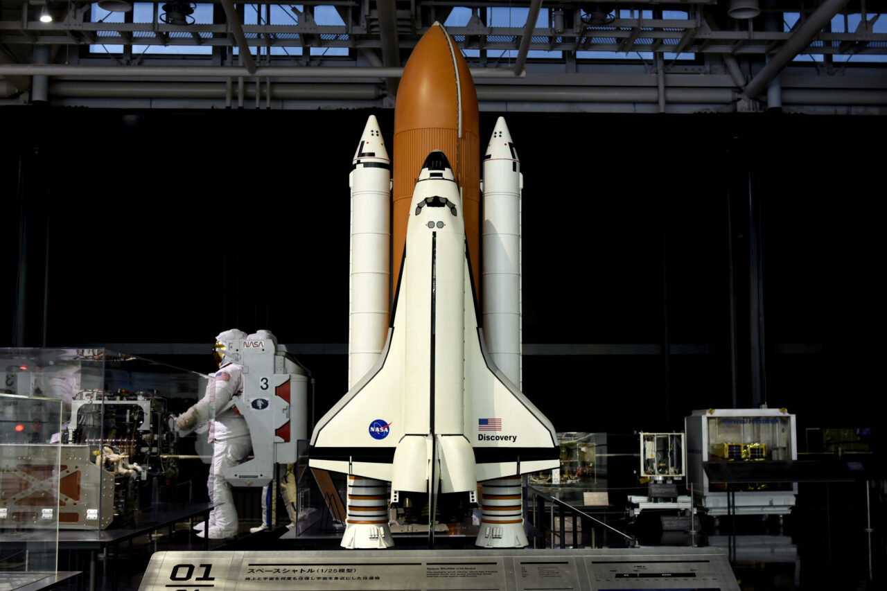 スペースシャトル実物大模型の画像