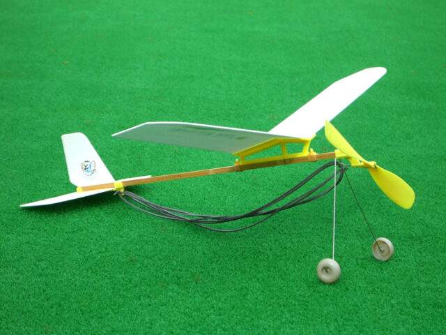 模型飛行機「スカイキッズ号」の写真