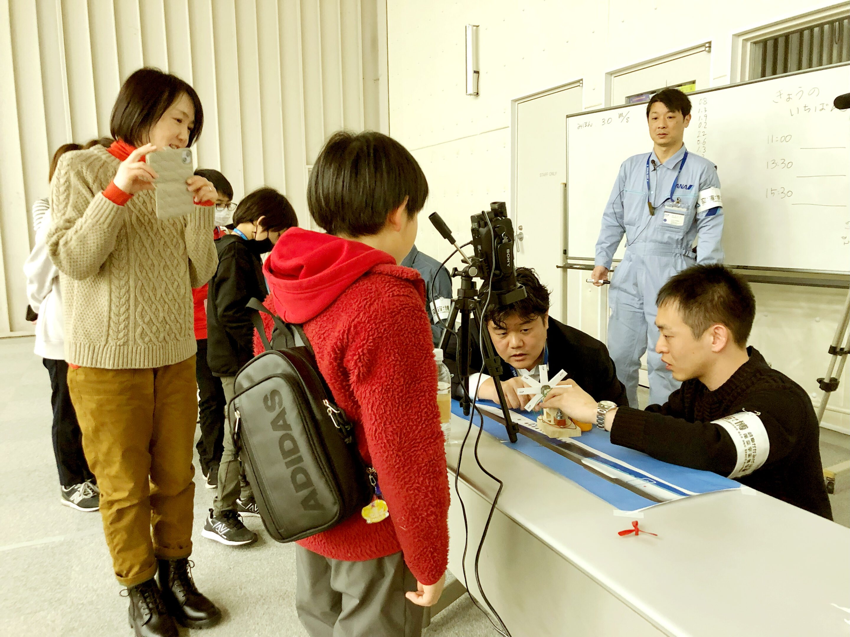ANAグループの航空教室の写真
