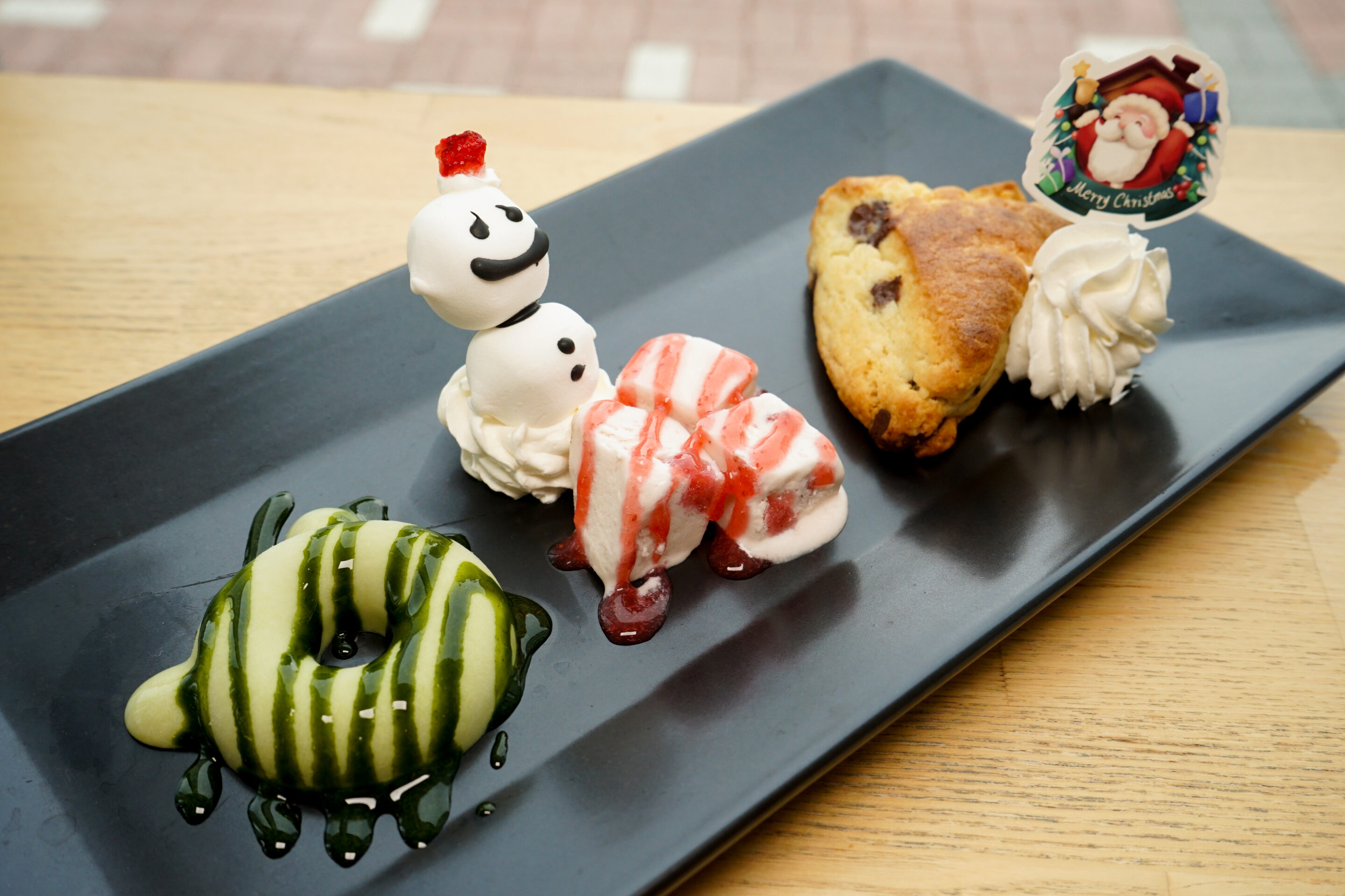 クリスマスプレートの写真