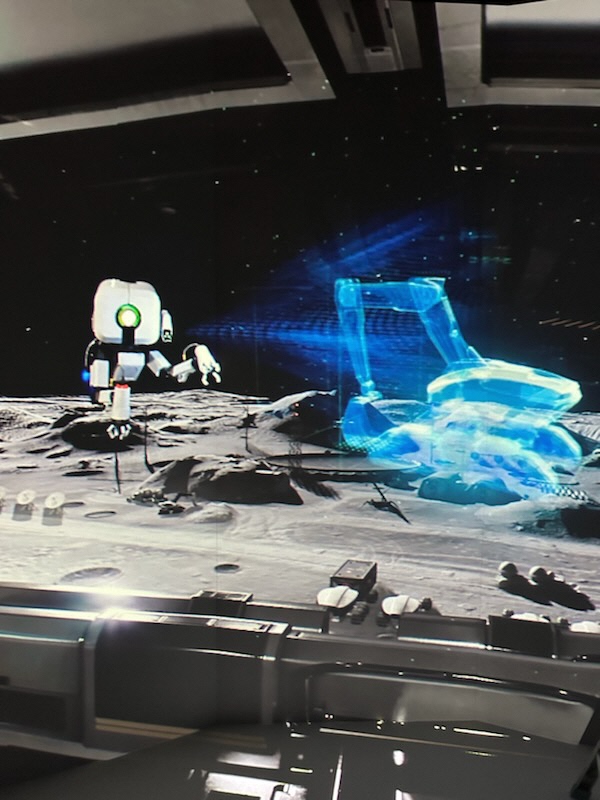 近未来の月面基地ツアー、没入体験ツアーの写真