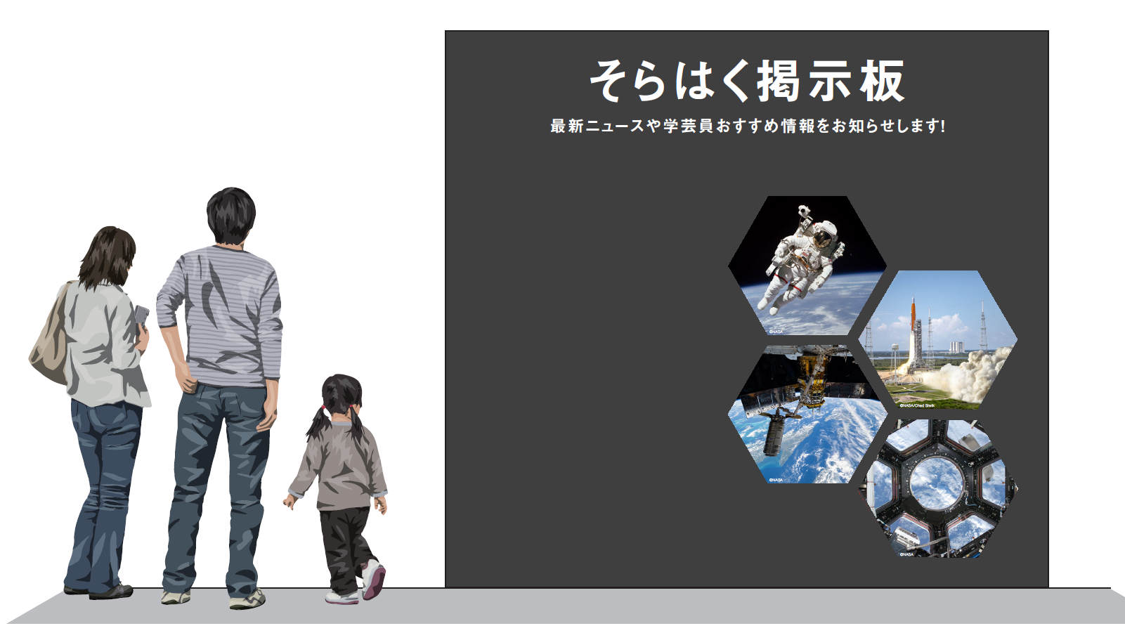 そらはく掲示版のイメージ図